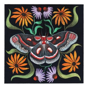 Cecropia Moth – 8×8″ Print