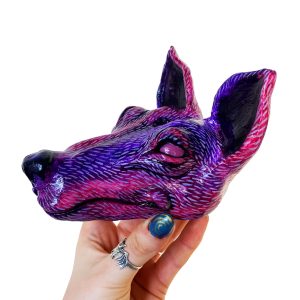 Fox Spirit Incense Holder – Purple Gradient