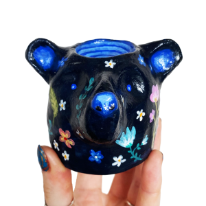 Bear Incense Holder – Garden at Night