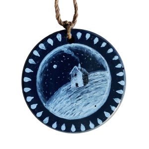 Hand Painted Necklace – Moon House