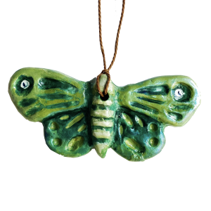 Luna Moth Necklace