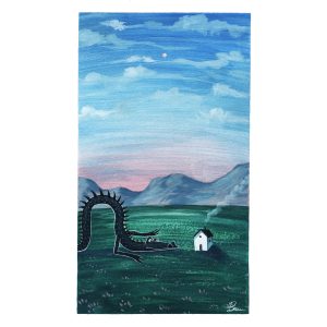 The Curious Dragon – A4 Print