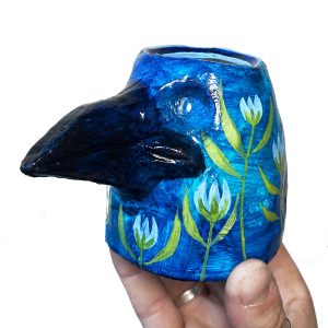 Crow Incense Holder – Blue Garden