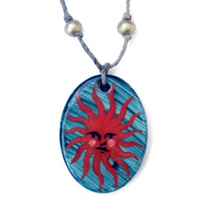 Blood Sun Necklace