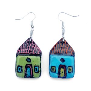 Mismatch House Earrings